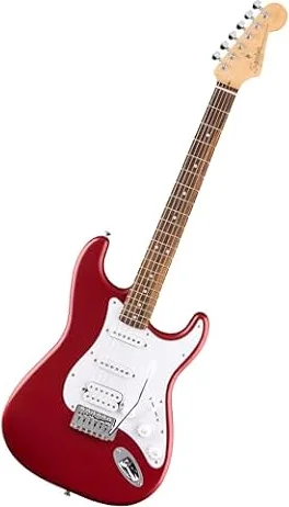 Squier by Fender Debut Stratocaster HSS Chitarra Elettrica, Dakota Red