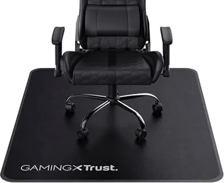 GXTrust Tappetino per Sedia per Giochi Ufficio 99 x 120 cm, Nero