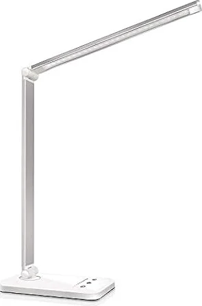 oxylops Lampada da Scrivania LED Protezione Degli Occhi, lampada Touch Control Pieghevole per cameretta,ufficio, con porta di ricarica USB, 10 livelli di luminosità 5 modalità di illuminazione (T13)