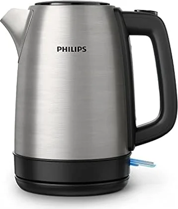 Philips Bollitore Elettrico Daily, 1,7 L, Ebollizione rapida, Acciaio Inox
