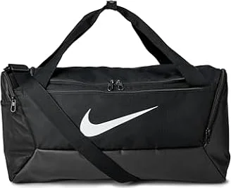 Nike Brasilia Borsa Sportiva Unisex Adulto, Nero/Bianco, S/41 L