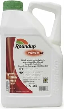 ROUNDUP POWER 2.0 LT.5 Erbicida sistemico ad azione totale per applicazioni in post-emergenza delle infestanti