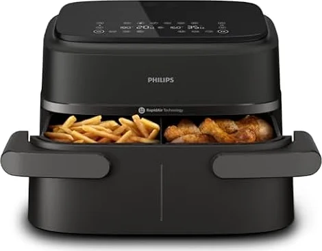Philips Airfryer 1000 - Friggitrice ad aria con Cestello Flexi da 7.1L