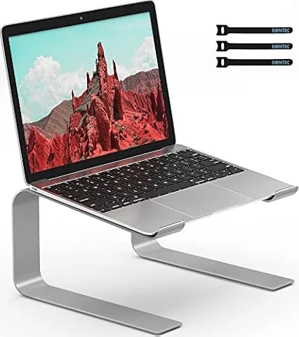 BONTEC Supporto PC Portatile per Laptop 10-17,3 Pollici, Argento