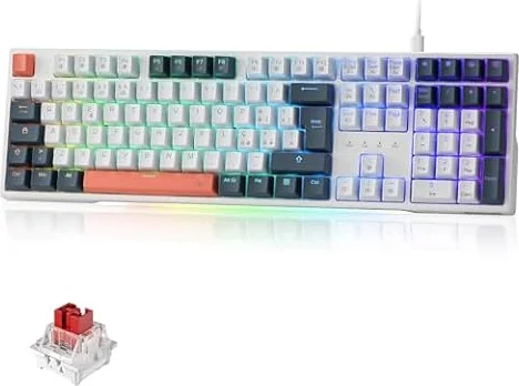 Redragon K668 Tastiera Gaming Meccanica Cablata RGB HotSwap Layout Italiano