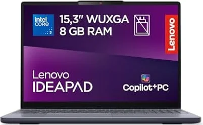 Lenovo IdeaPad Slim 3 Notebook 15" IPS, Intel Core 3 304, RAM 8GB, 256GB SSD, Windows 11 Home, WiFi 6, Laptop per Casa, Ufficio, Studio, Multitasking, Uso Quotidiano - Caricatore non incluso