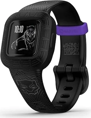 Garmin vívofit Jr.3, Fitness Tracker per Bambini, Marvel, Black Panther