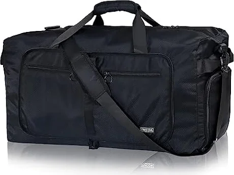 Fmeida 65L Borsone da Viaggio Pieghevole, con Scomparto Scarpe e Tracolla