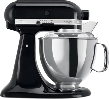 KitchenAid Artisan Planetaria 4,7L con Ciotola 3L Nero onice