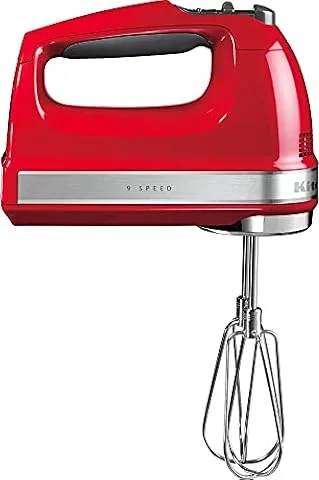 KitchenAid Sbattitore Elettrico 9 Velocità con Accessori Rosso imperiale