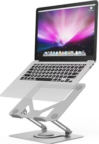 GRIFEMA Supporto PC Portatile, Laptop Stand con Base Girevole 360°