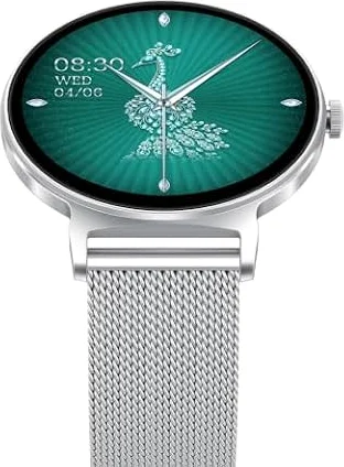 taopodo Smartwatch da donna con funzione telefonica, 1,27 pollici, AMOLED-HD Full Touch Screen, 120+ modalità sportive, IP68, impermeabile, fitness tracker con frequenza cardiaca, monitor del sonno