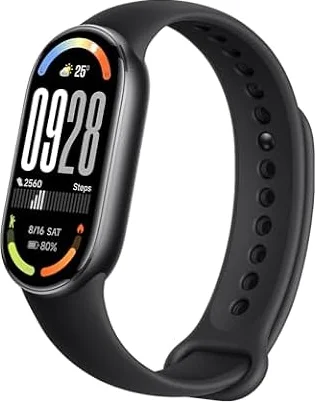 XIAOMI Smart Band 10, Fitness Tracker Uomo Donna, Batteria 21gg, Nero