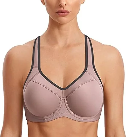 SYROKAN Reggiseno Sportivo Massimo Sostegno Mattone 4D