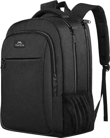 MATEIN Zaino Porta PC 15.6 Pollici, Zaino PC Impermeabile per Università