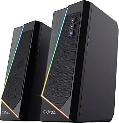GXTrust Zoxa Casse PC 2.0 RGB Altoparlante Stereo 12W, Nero