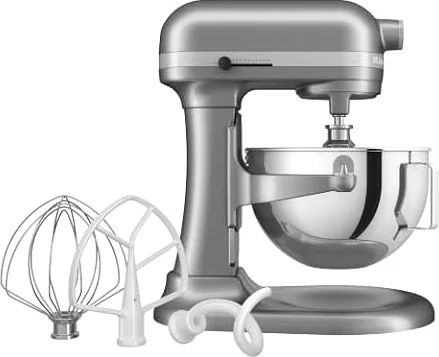 KitchenAid HEAVY DUTY - ROBOT PÂTISSIER À BOL RELEVABLE 5,2 L - GRIS ETAIN 5KSM55SXXECU