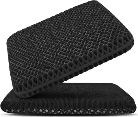 OFHZIP Cuscino per Sedia da Ufficio,Cuscino in Gel,Design a nido d'ape