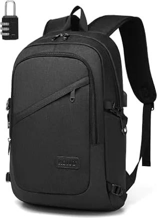 KONO Zaino Porta PC 15,6 Pollici, Zaino da Lavoro Uomo con Lucchetto