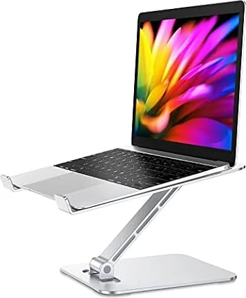 Babacom Supporto PC Portatile Pieghevole Lega Alluminio, Altezza Regolabile