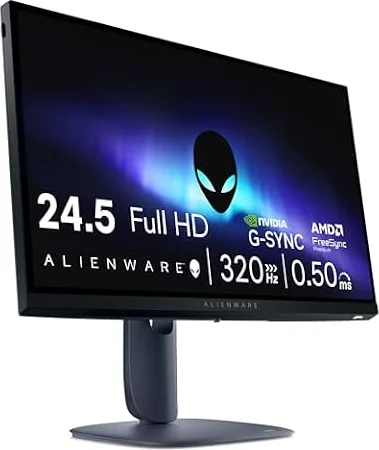 Alienware 25 Monitor Gaming - AW2525HM, FHD (1920x1080), 320Hz, Fast IPS