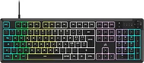 Corsair K55 CORE RGB Tastiera da Gioco a Membrana Cablata – Nero