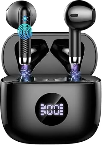 2026 Cuffie Bluetooth Auricolari Bluetooth 5.4, HiFi Stereo Cuffie Wireless