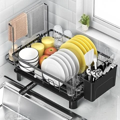 ViviDreamore Scolapiatti, Scaffale per Stoviglie Organizzatore da Cucina