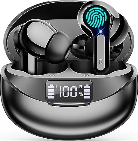 Cuffie Bluetooth Auricolari Bluetooth 5.3 Cuffie Wireless senza fili