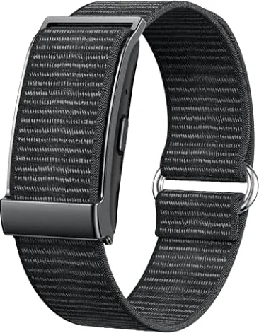 Smart Band Sport Senza Schermo: Fitness Tracker Display Uomo Frequenza Cardiaca SpO2 Pressione Sanguigna Monitoraggio Sonno Contapassi 107 Modalità Sportive Richiesto IP68 Batteria 25 da Giorni Nylon