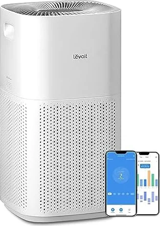 Levoit Purificatore d'Aria Smart per Grande Camera, CADR 697m³/h, 147㎡